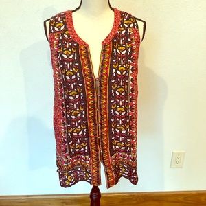 Calypso silk tank